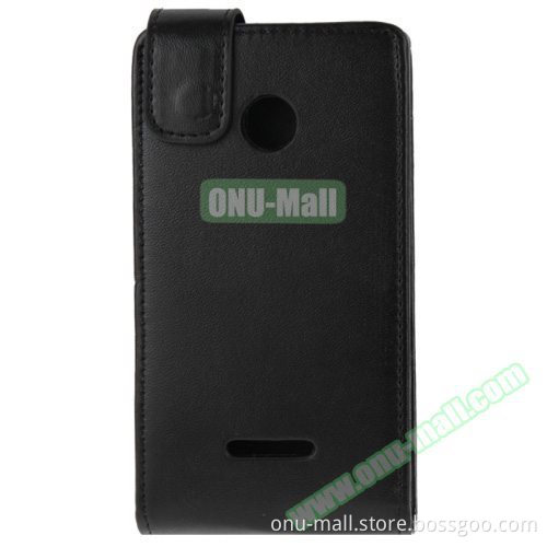 Wholesale Price Vertical Style Flip Leather Cover Case for Microsoft Lumia 435